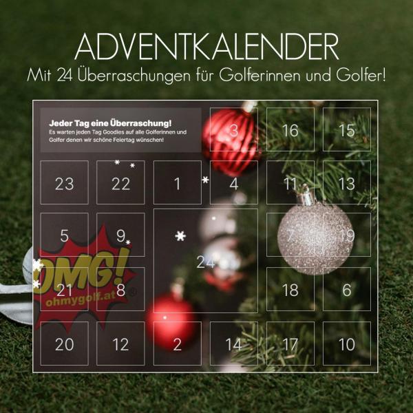 Der ohmygolf-Adventkalender mit 24 tollen Geschenken