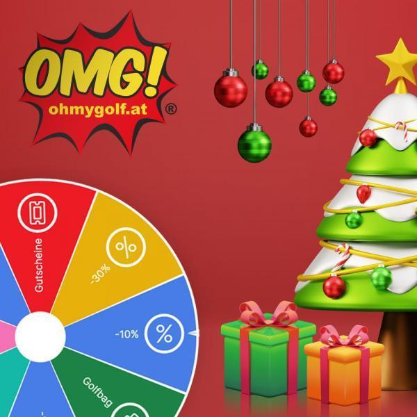 Weihnachts-Glücksrad mit tollen Preisen