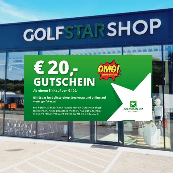 20€ Gutschein im Golf Star Shop